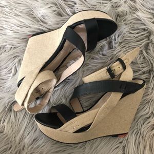 Joe’s jeans wedge sandals